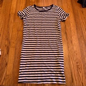 Blue Striped Dress